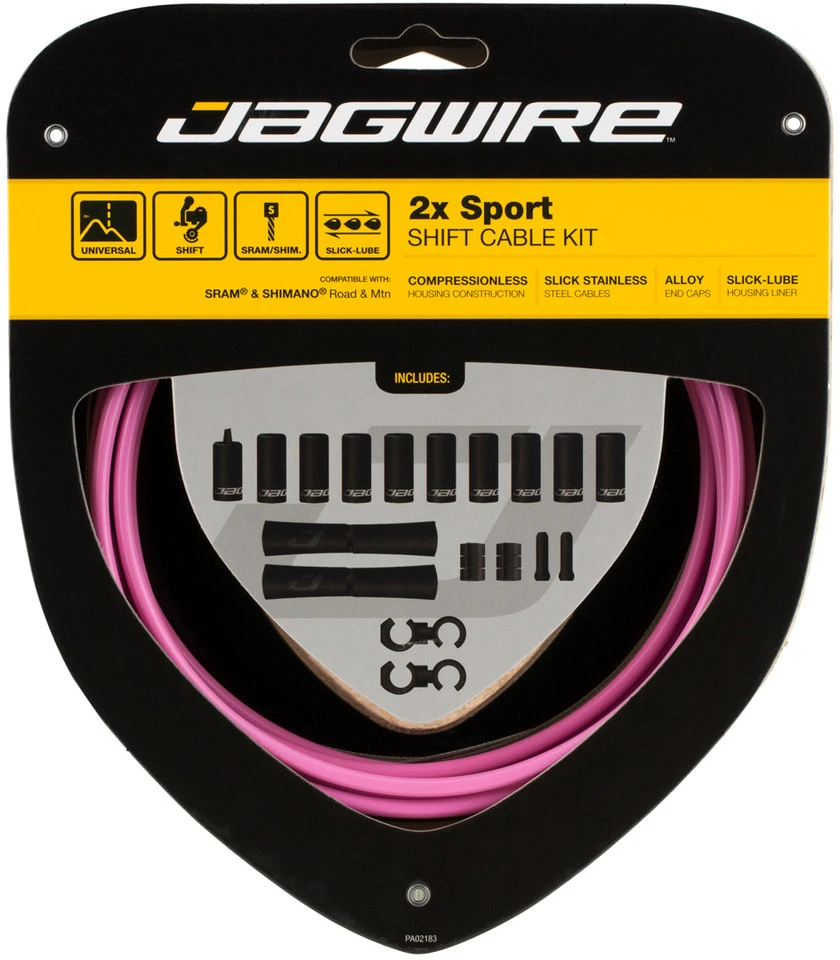 JAGWIRE 2X Sport Schaltzugset 3 JAGWIRE 2X Sport Schaltzugset