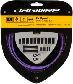 JAGWIRE 2X Sport Schaltzugset 20 JAGWIRE 2X Sport Schaltzugset -Stilvoller Laden Für Fahrradausrüstung 319251