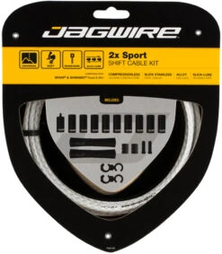 JAGWIRE 2X Sport Schaltzugset 30 JAGWIRE 2X Sport Schaltzugset -Stilvoller Laden Für Fahrradausrüstung 319261