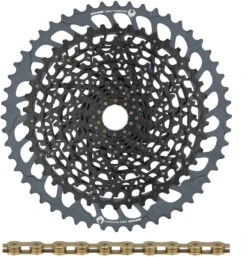 SRAM GX Eagle XG-1275 Kassette + Eagle Kette 12-fach Verschleißset -Stilvoller Laden Für Fahrradausrüstung 338266