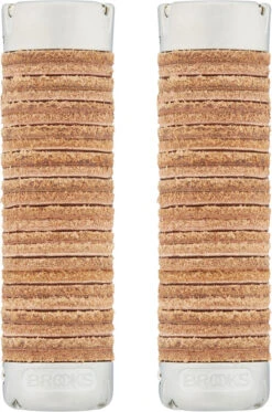 BROOKS Plump Leather Grips Lenkergriffe -Stilvoller Laden Für Fahrradausrüstung 449747